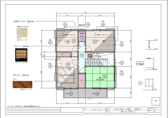 建築cad 「AD1」とプレゼンボード「プレゼンマジック」東芝ノートパソコン-